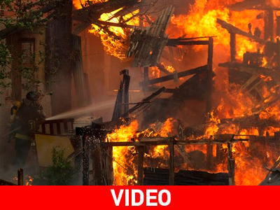 Πύρινη κόλαση στις φαβέλες του Σάο Πάολο